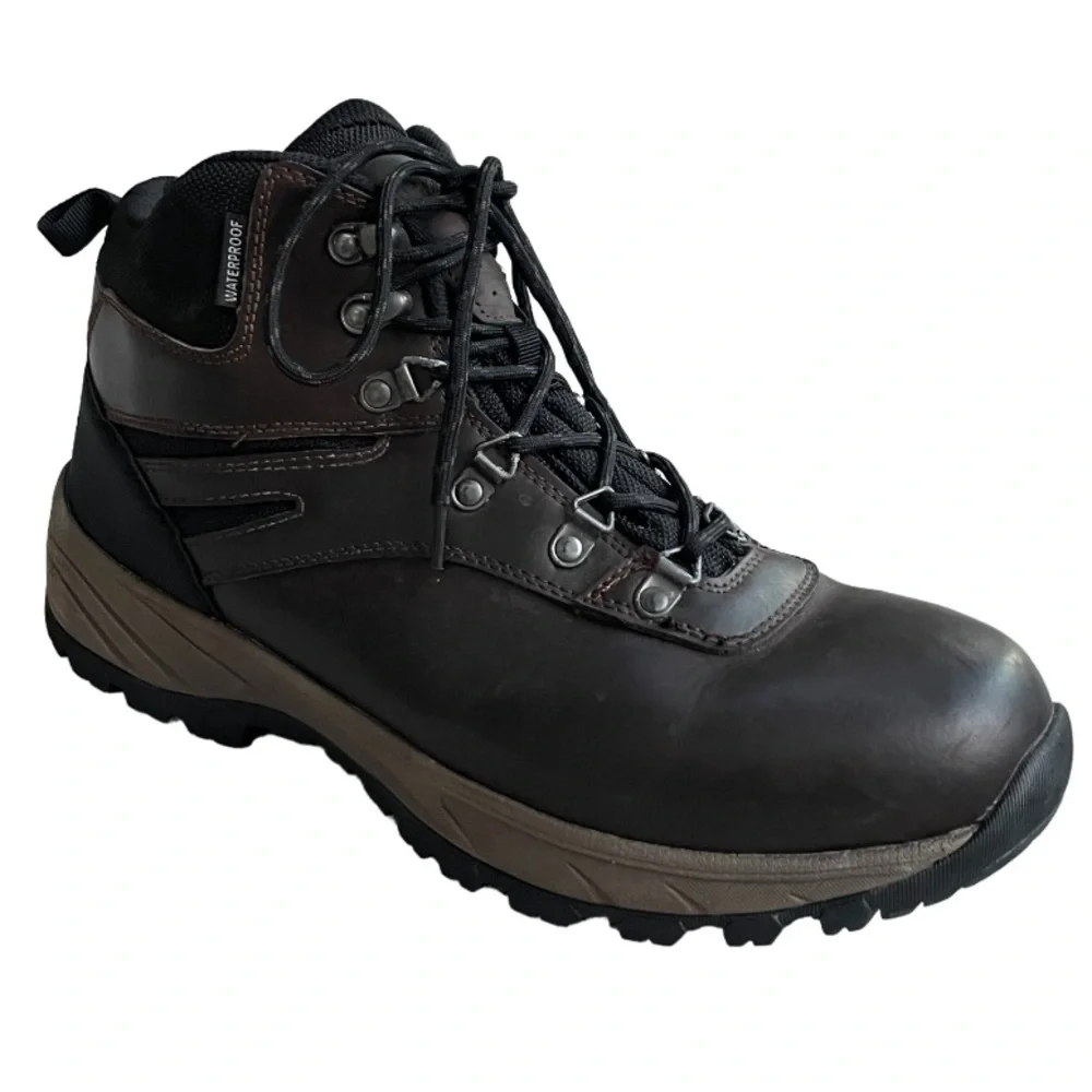 New Eddie Bauer Waterproof Leather Hiking Boots Everett Lace Up Winter Boots